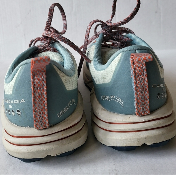 Brooks Cascadia 16 Running Shoes Women's Size 9.5 Blue and Grey - Picture 6 of 13